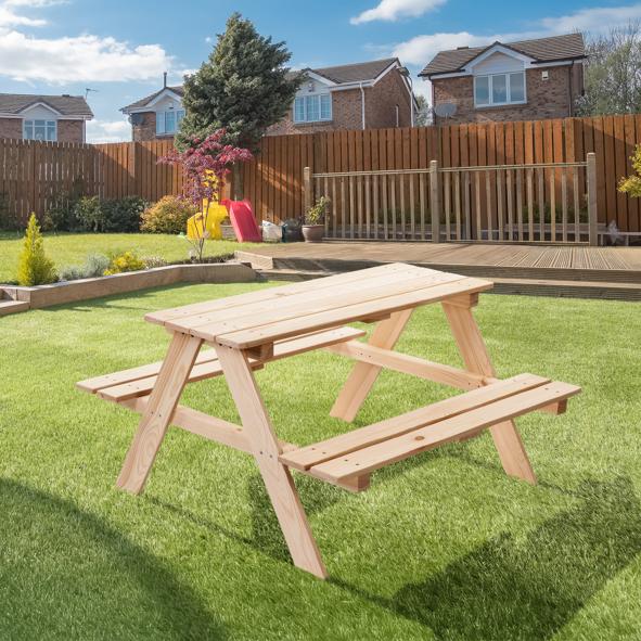 Sitzgarnitur "Picknick" aus Kiefernholz