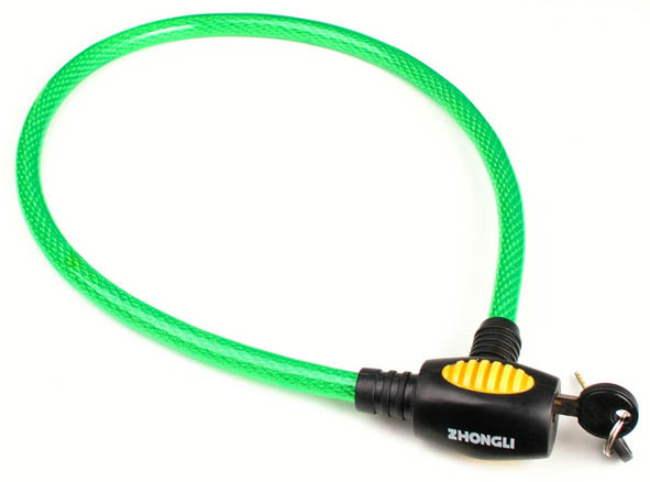 Fahrrad-Spiralenschloß