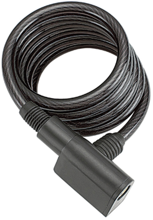 Spiralenschloß mit Fahrradhalterung