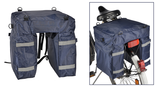 Fahrrad-Gepäcktasche aus Nylon