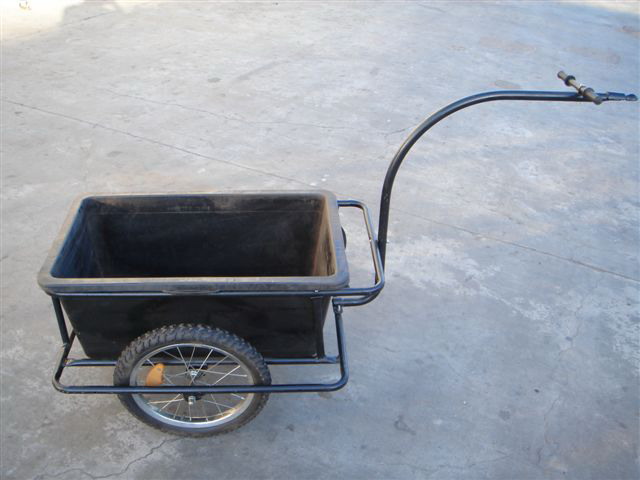 Fahrradanhänger mit zwei Reifen