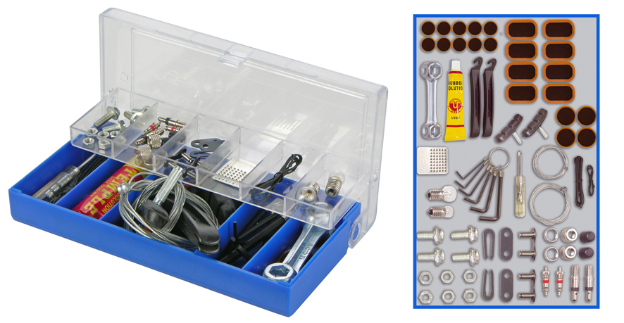 Fahrradreparatur - Set 66-tlg verpackt