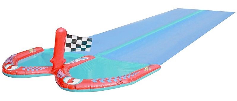 Doppel-Wasserrutsche