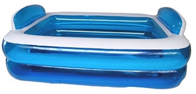 Familien-Pool mit Kopfkissen