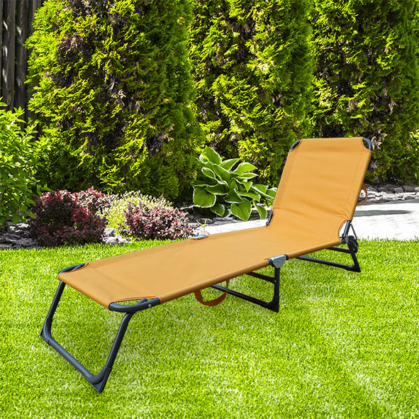 Sonnenliege - Farbe: Orange