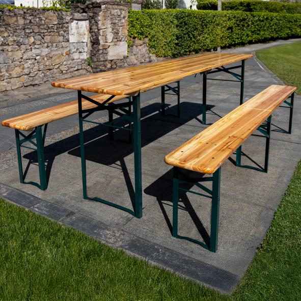 faltbare Bierzeltgarnitur 50cm