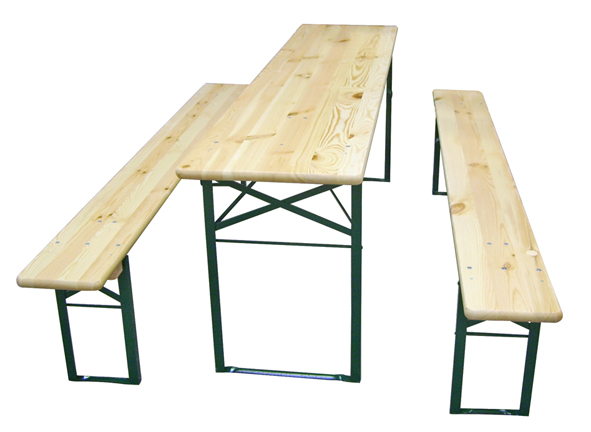 Bierzeltgarnitur, 50er, Brauereiqualität