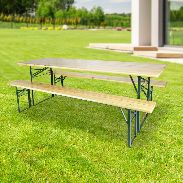 Bierzeltgarnitur, 70er