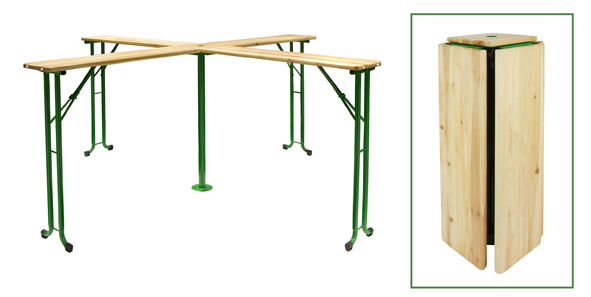 Quattro, Tannenholz lackiert