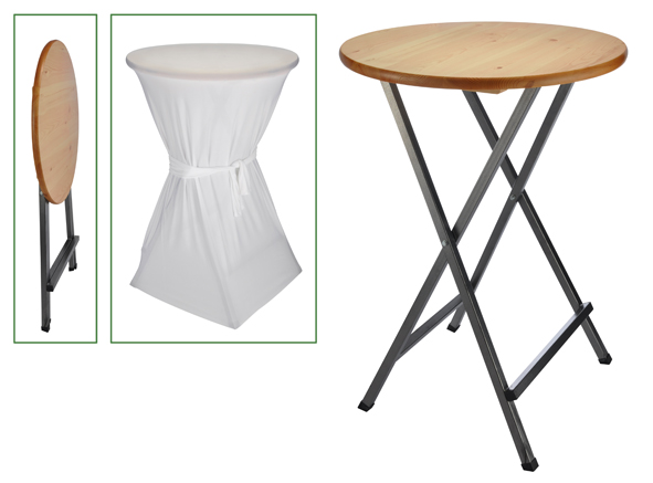 Stehtisch aus Kiefernholz