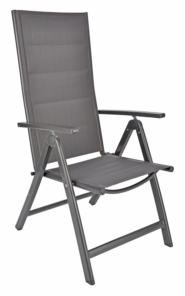 Aluminium-Gartenstuhl zusammenklappbar