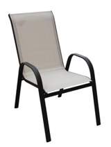 Stapelstuhl aus Stahl