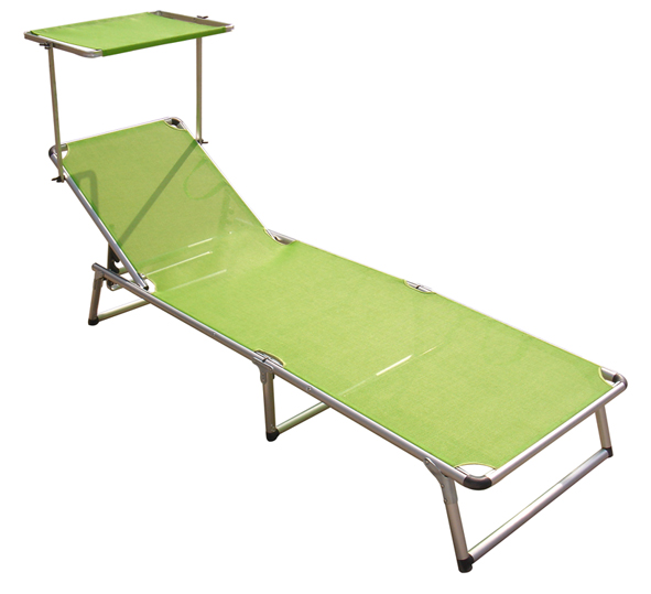 Sonnenliege mit Sonnendach