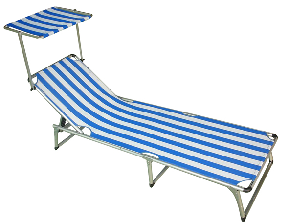 Sonnenliege mit Sonnendach