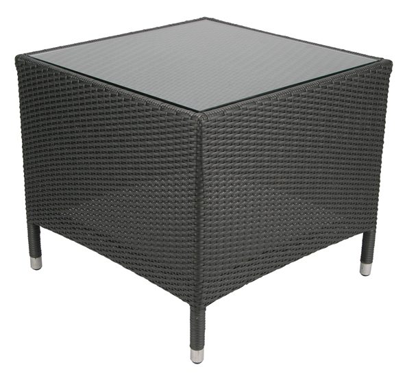 Kleiner Tisch aus Kunstkorbwaren