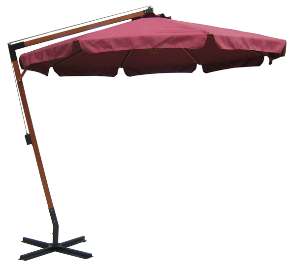 Holz-Ampelschirm - Bordeaux