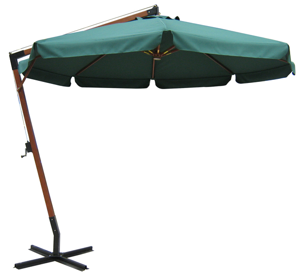Holz-Ampelschirm - Grün