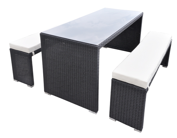 Rattan Bierzeltgarnitur