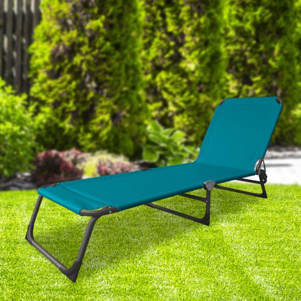 Dreibein-Sonnenliege, Farbe: petrol