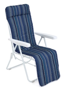 Liege- und Klappstuhl aus Metall