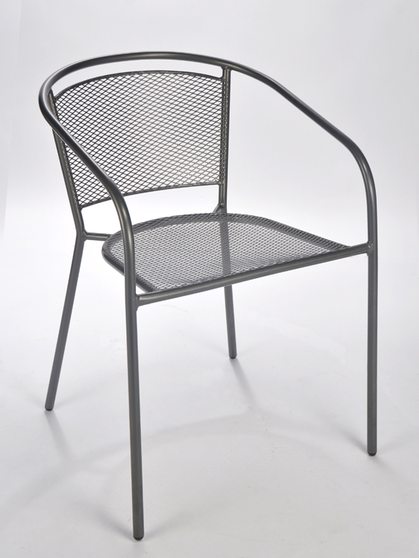 Streckmetall-Stuhl / Bistrostuhl