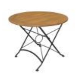 Akazie-Klapptisch Mainau