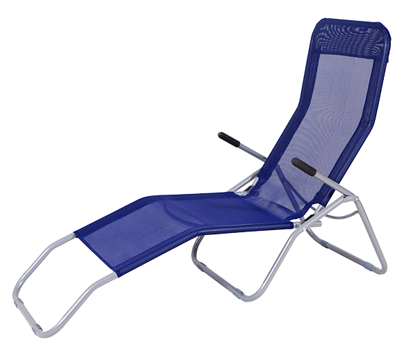 Saunaliege mit Textilbezug