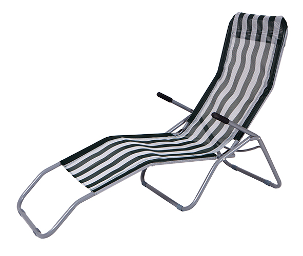 Saunaliege mit Textilbezug