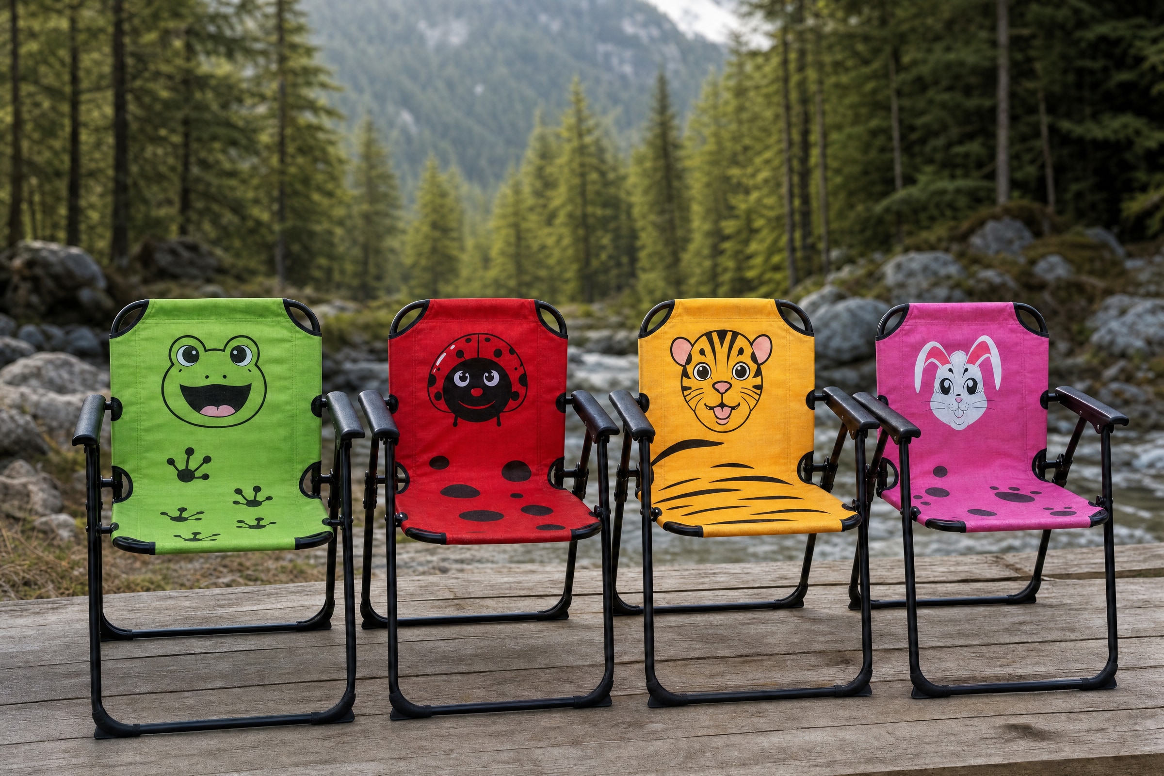 Kinder Campingstuhl – in verschiedenen Motiven möglich