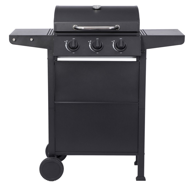 Gasgrill mit drei Brennern