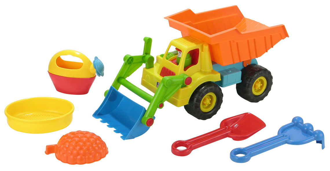 Sandspielzeug mit LKW