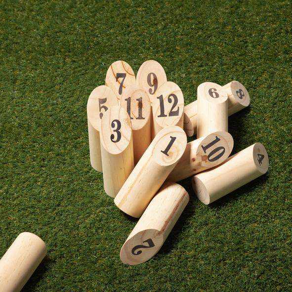 "Finn-Kubb" Nordisches Wurfspiel