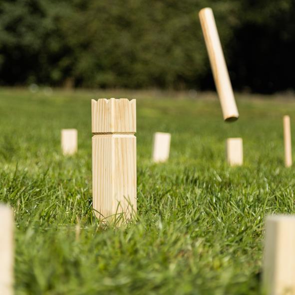 "Kubb" Geschicklichkeitsspiel