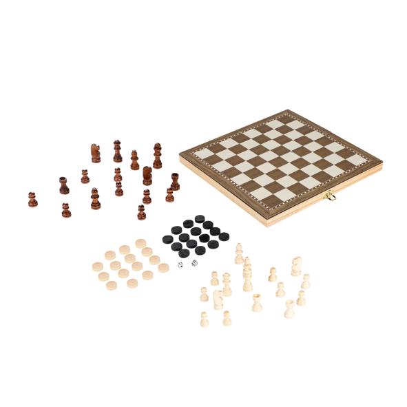 2 in 1 Schachbrettspiel-Set