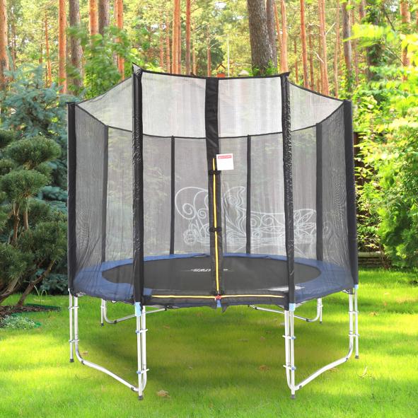 Trampolin mit Sicherheitsnetz