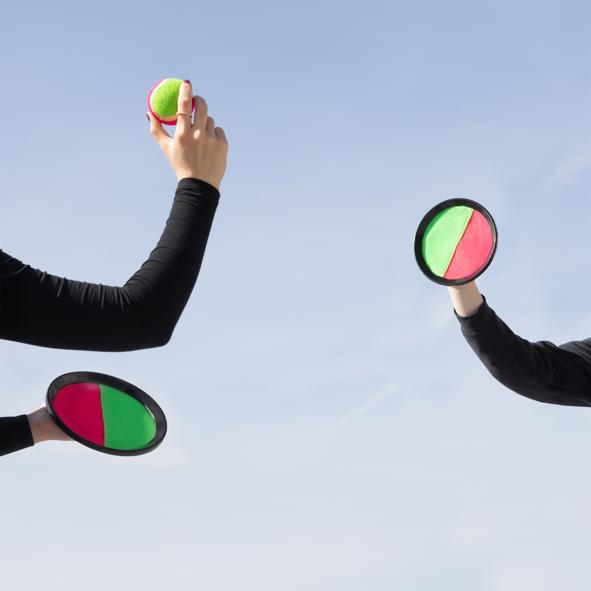 Klettballspiel, 2-tlg.