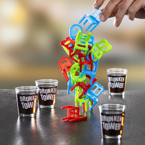 Trinkspiel "Stuhlturm"