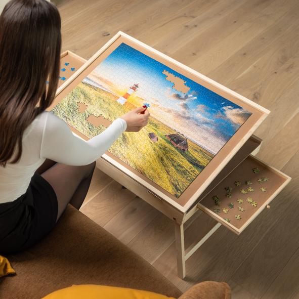 Puzzlebrett mit Beinen für 1000 Teile