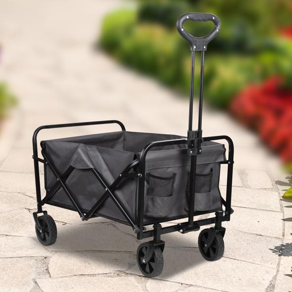 Transportwagen, faltbar, grau