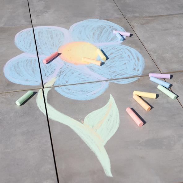 Straßenkreide/Tafelkreide; 12er Set