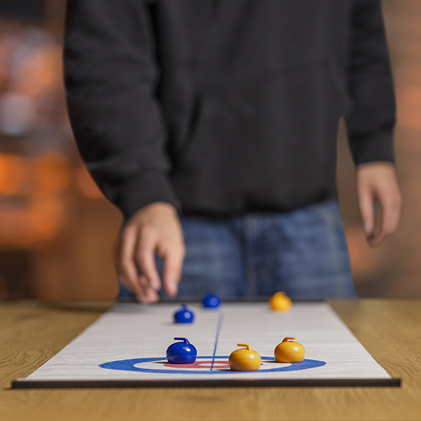 Tischspiel Curling