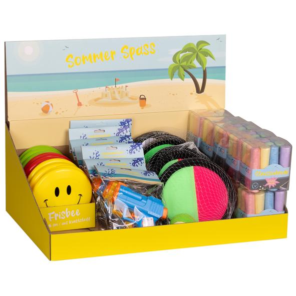 Sommer-Spielzeug-Display  54-tlg.