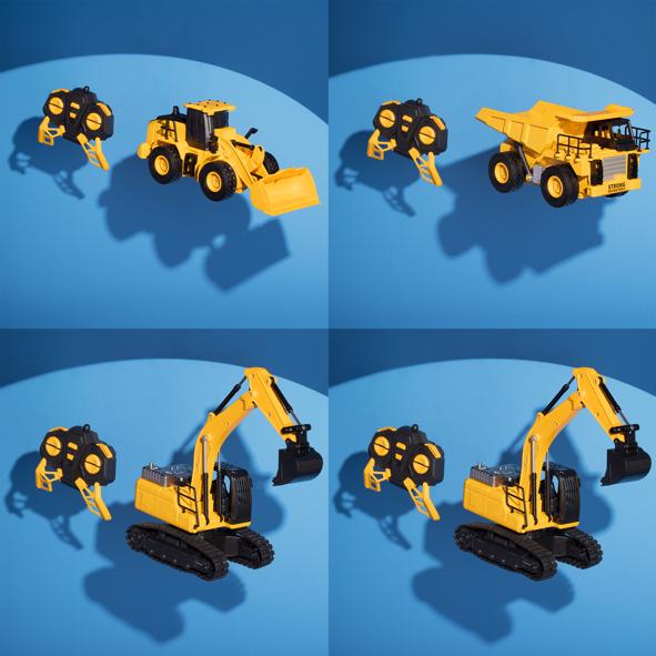 Ferngesteuerte Baustellenfahrzeuge