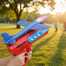 Styroporflugzeug mit LED