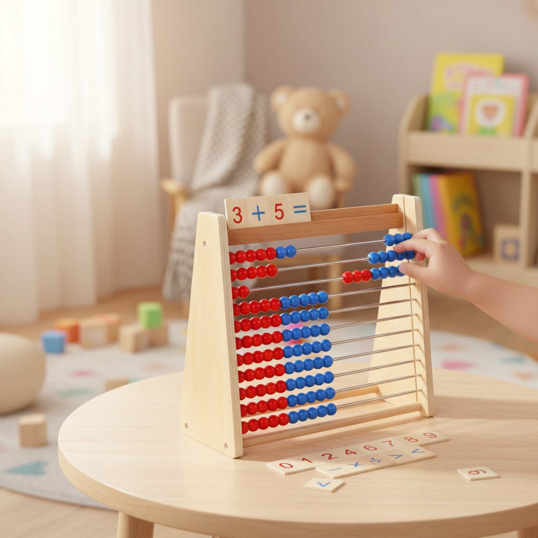 Rechenschieber, mit Zahlentafeln