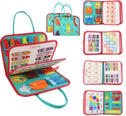 Interaktives Stoffbuch "Planet" für Kinder