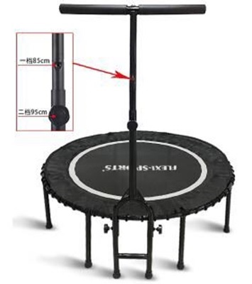 Fitnesstrampolin mit Griff