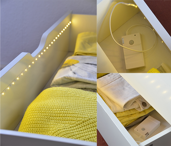 LED Lichtband mit 30 warm-weißen LEDs