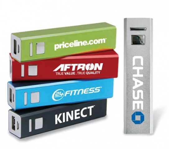 Powerbank mit IAW Logo