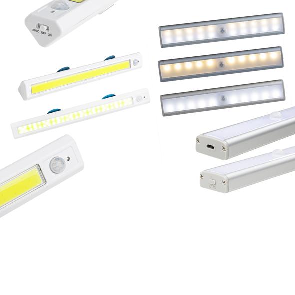 LED Unterbauleuchten, 2-fach sortiert , 4 Lampen